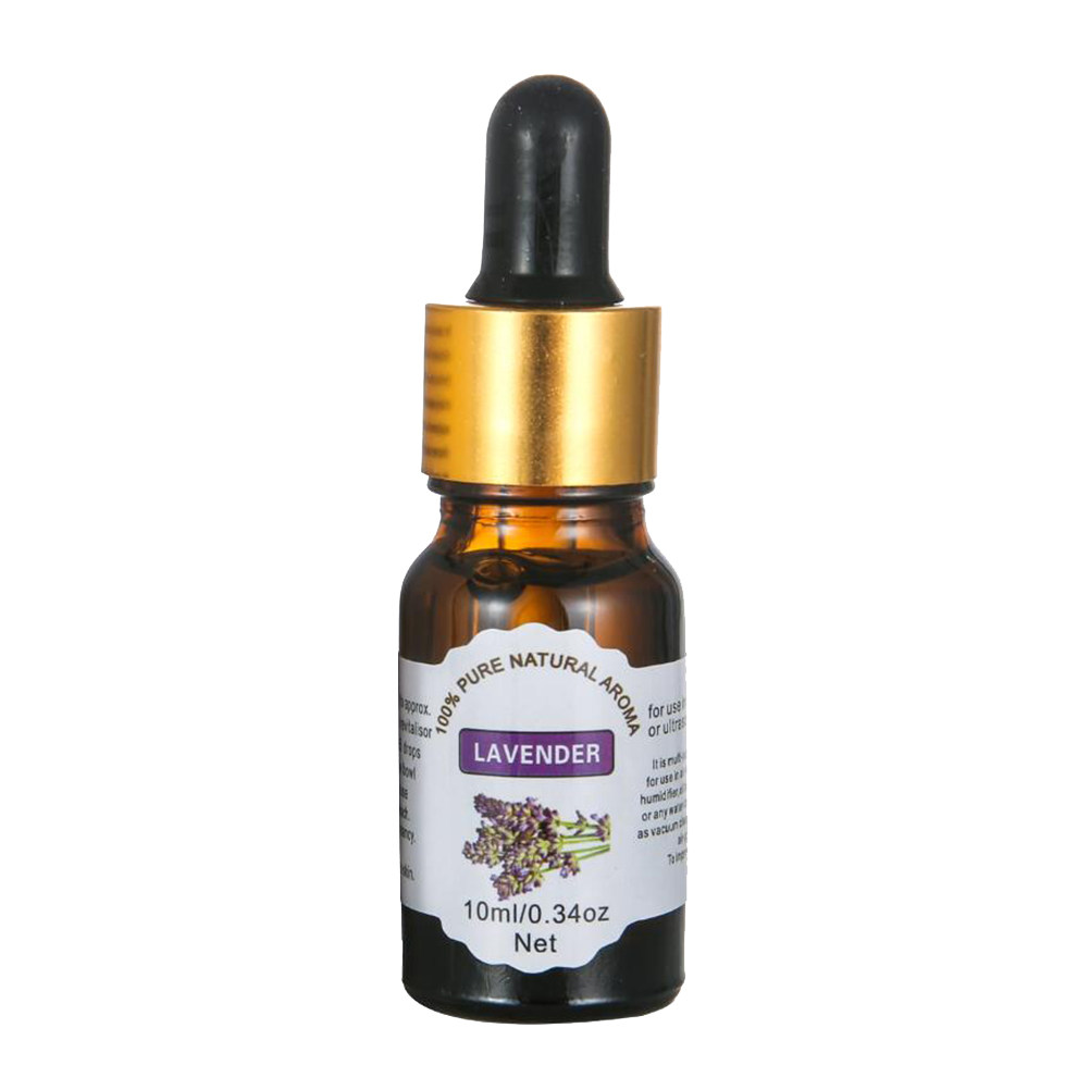 Lavender Oil - 10mlの純粋なラベンダーエッセンシャルオイル。加湿器やアロマディフューザーに使用でき、水溶性。空気の質を改善し、ご家庭、オフィス、車内での使用に適しています。