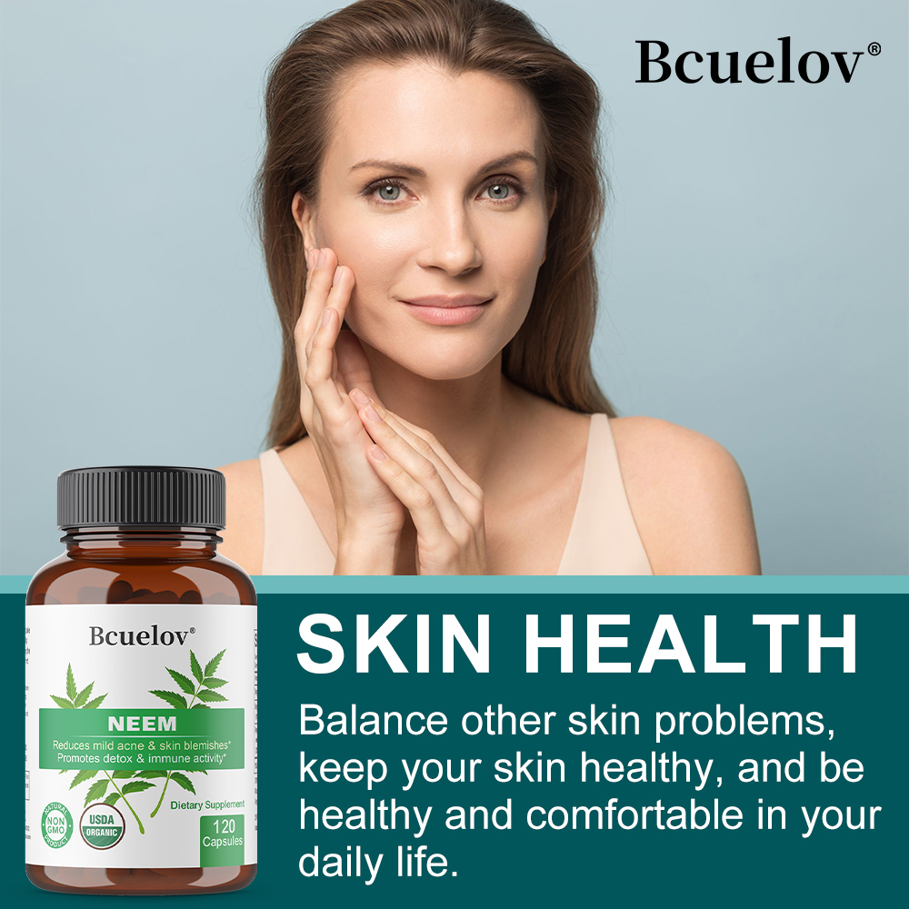 オーガニックニーム葉カプセル、ハーブ抗酸化サプリメント、透明 - Herbal Supplement のレビューと価格