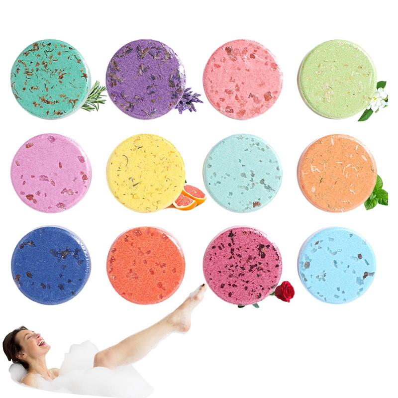 12個入り エッセンスオイルシャワータブレット 植物エキス配 - Lavender Oil のレビューと価格