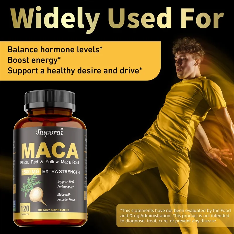 マカカプセル - サイズを大きくし、硬さを高め、強度を改善し - Herbal Supplement のレビューと価格
