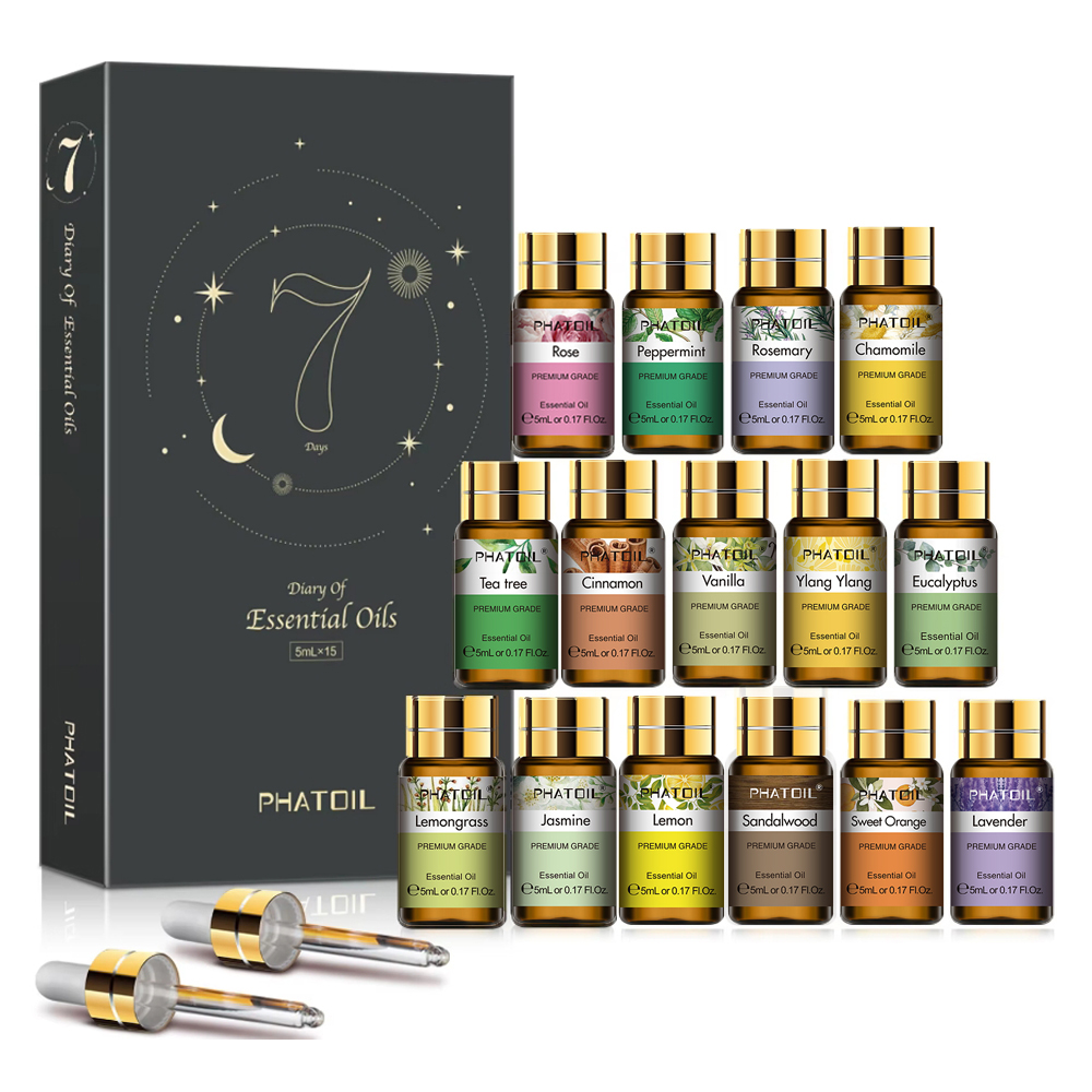 PHATOIL 12 個/15 個アロマセラピーエッセンシャ - Lavender Oil のレビューと価格