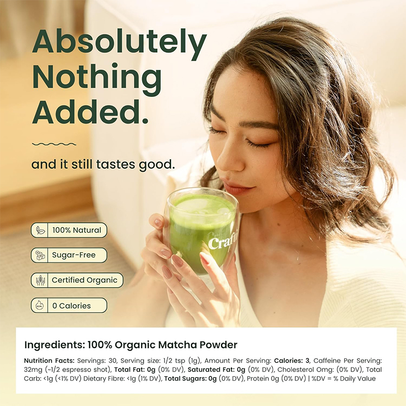 抹茶パウダー、天然エネルギー増強剤＆精神集中力向上剤 |   - Herbal Tea のレビューと価格
