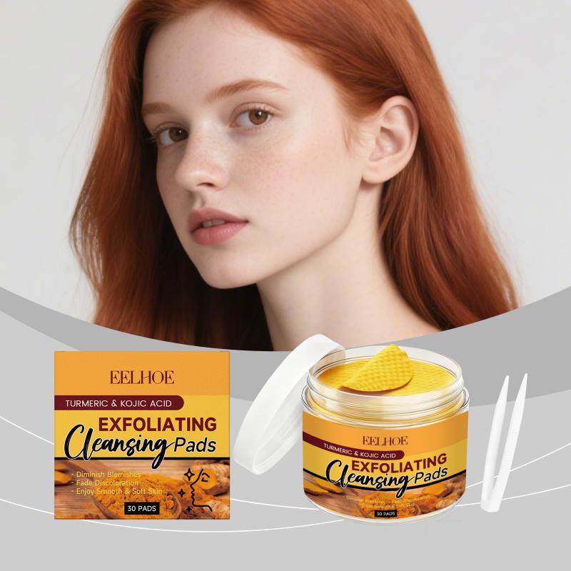 ターメリックコジック酸クレンジングパッドは、優しく角質を取り - Turmeric のレビューと価格