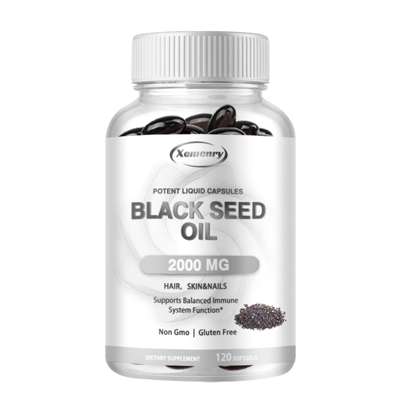 ビーガンブラックシードオイルカプセル - 純粋なコールドプレ - Herbal Supplement のレビューと価格