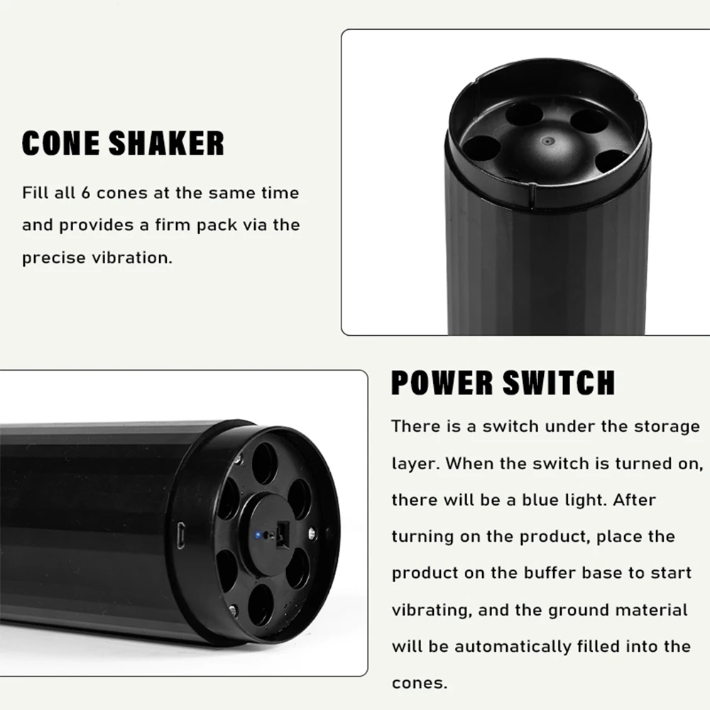 電気タバコグラスグラインダー,自動ドライハーブクラッシャー, - Dried Herbs のレビューと価格