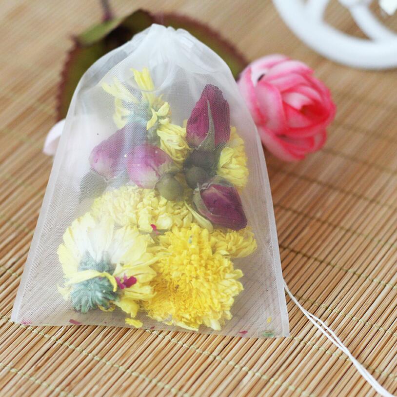 50 ピース/ロット空のティーバッグナイロン素材のティーバッ - Chamomile Tea のレビューと価格