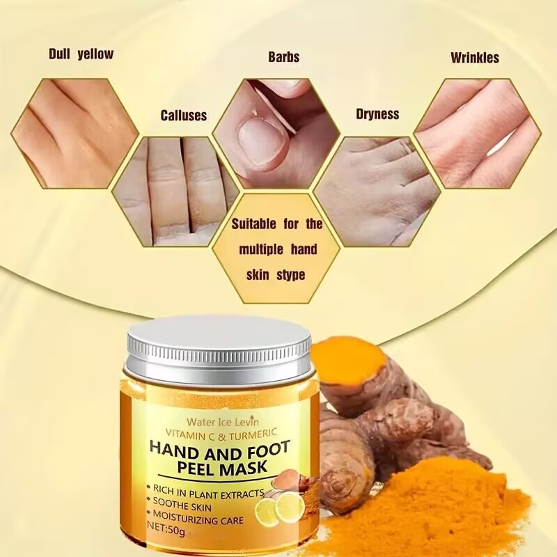 ビタミンCとターメリック配合のハンド＆フット用ハンドワックス - Turmeric のレビューと価格